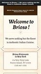 Mobile Screenshot of briosorestaurants.com