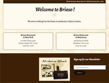 Tablet Screenshot of briosorestaurants.com